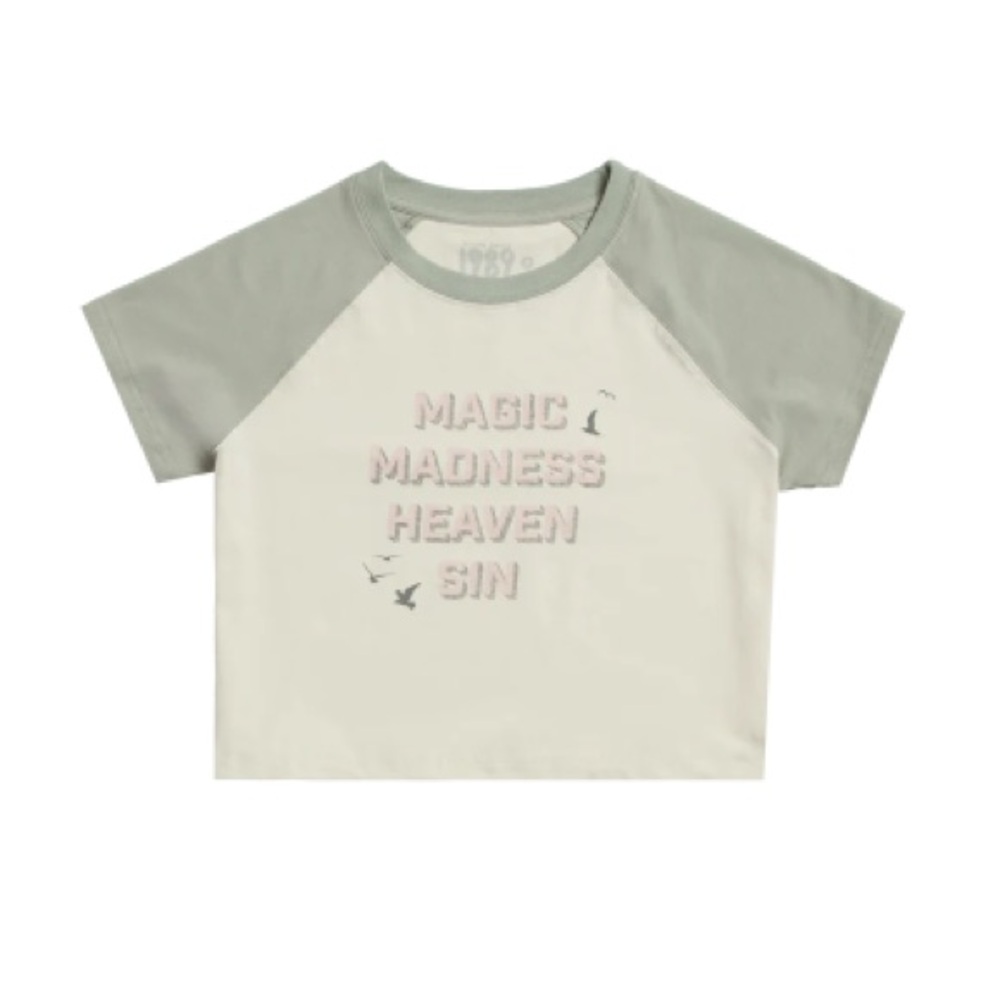 Taylor Swift 1989 baby tee - size M